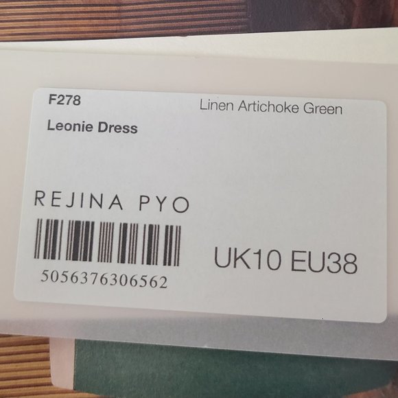 Rejina Pyo Leonie Linen Midi Dress UK 10 / EU 38 - Picture 3 of 3